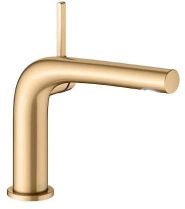 Keuco Waschtisch-Einhebelmischer 120 Edition 400 Ausl. 153mm, o. Abl.garn, MS gebürstet