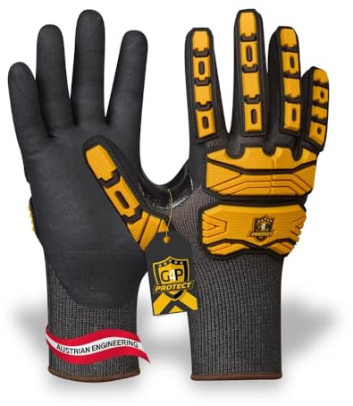 G4P Anti Cut Prime Schnittschutzhandschuhe, Gr. 10/XL, Touchscreen, EN388 | Für Werkstatt, Bau & Industrie, sicherer Halt bei jedem Griff, feines Tastgefühl, angenehme Passform, langlebig