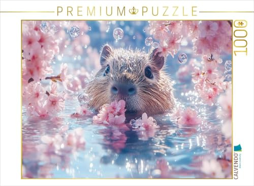 Puzzle · Eile mit Weile – SAGT das Capybara nie, Weil es eh Schon chillt | 1000 Teile · Lege-Größe 64 × 48 cm · CALVENDO Puzzle