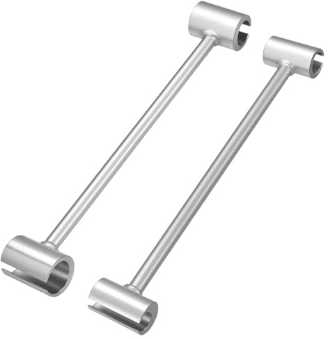 2 Pièces Outils de Réglage de Porte, Outil d'Ajustement de Charnières, Redresseur de Porte en Acier Zingué, Clé de Réglage d'Écart de Charnière, de Charnière Réglable pour Portes