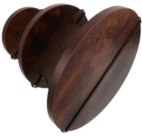 Ipetboom Rustic Wooden Cake Stand Christmas Tree Design Three-tier Cupcake Tower Stand for Holiday Parties Afternoon Tea Dessert Display Festive Home Decor