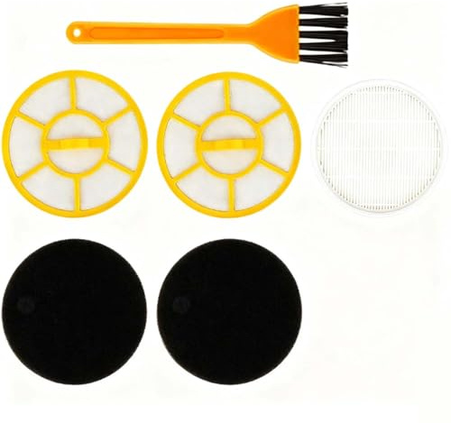 cddcwz Filtros de repuesto compatibles con aspiradora VC3 1.198-125.0 | 2.863-238.0, 1 filtro HEPA, 2 filtros para depósito de polvo, 2 espumas especiales y cepillo de limpieza