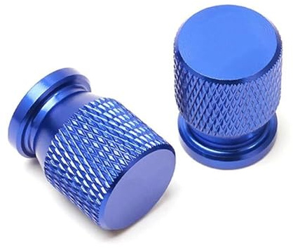 Ventileinsatzkappen Rad Reifen Ventil Stem Caps Abdeckung Für Vespa Gtv Lx 125 250 Gts 300 Px 200 Gts300 Für Primavera Für Sprint 50 150 Motorrad Zubehör(Blu)