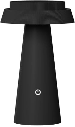 Luxus Europe - Tischlampe Solar Mambo Schwarz - Kabellose LED-Solar-Tischlampe für den Außenbereich – Solarbetrieben & USB-C wiederaufladbar – 3 Lichtfarben – Dimmbar – IP54 wasserfest