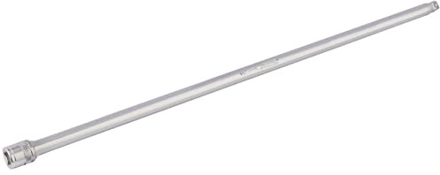 Draper 16748 3/8-Inch Square Drive Satin Chrome 450 mm Wobble Extension Bar