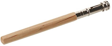 D DOLITY Holz Edelstahl Stiftverlängerer Anti-Rutsch Bleistift Verlängerung Pencil Extender Bleistiftverlängerung Zum Skizzieren Schreiben Malen