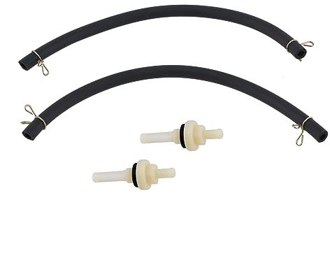 Cancanle 2 Líneas de Combustible 2 Filtros de Unión para Honda GX120 GX140 GX160 GX200 GX240 GX270 GX340 GX390 Motor
