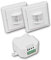 Set Funk-Bewegungsmelder IP20 Comfort, 2X PIR-Bewegungsmelder & 1x Empfänger