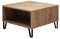 Newfurn Couchtisch Artisan Eiche Wohnzimmertisch Skandi Modern - 60x37x60 cm (BxHxT) - Sofatisch Ablagetisch Tisch - Wohnzimmer Gästezimmer Büro
