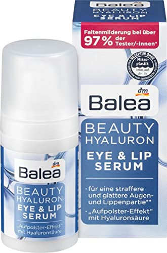 Balea Beauty Hyaluron Eye & Lip Serum, 15 ml