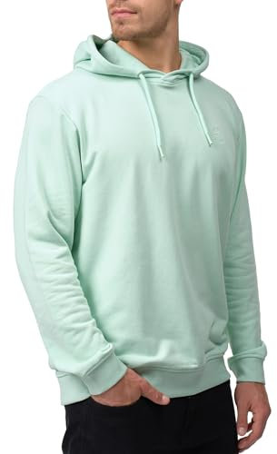 Indicode Herren Simpson Sweatshirt mit Kapuze | Hoodie Kapuzenpullover für Männer Quiet Wave, M