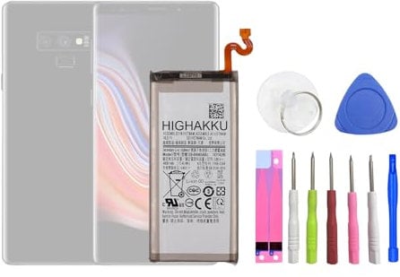 HIGHAKKU Ersatzakku EB-BN965ABU kompatibel mit Samsung Galaxy Note 9 SM-N960 with Tools