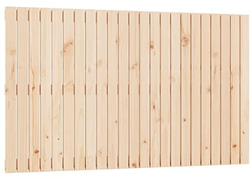 vidaXL Wand Kopfteil Bettkopfteil Betthaupt für Bett Schlafzimmerbett Bettzubehör Holzkopfteil Wandmontage 147x3x90cm Massivholz Kiefer