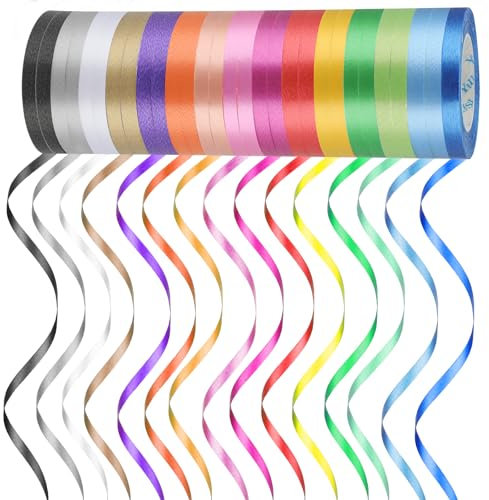 30 Rollen Ringelband In Bunten Farben Geschenkbänder Set 10m Geschenkbänder Für Geburtstag Luftballons Curling Ribbon Rolle Für Hochzeit Florist Luftballon Weihnachten Schleifen Geschenkverpackung