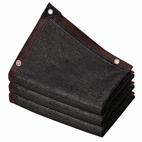 2x4m Outdoor Sunblock Mesh Tarp, Black Shade Cloth, Tear-Resistant Garden Shade Net, Pergola Shade Cover, Patio Sun Shade Netting, UV Resistant Sunblock Shade Cloth