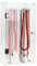 Organizer Trasparente per Collane, Collane Lunghe, Bracciali con Ciondoli, Vetrina per Collane, Orecchini, Piccoli Gioielli (Porta collane Quadrato)