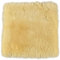 Kuhfelle Online & Nomad Lammfell Sitzauflage Stuhlkissen aus echtem medizinisches Lammfell Natur 37 x 37 cm Schaffell Auflage (Gelb)