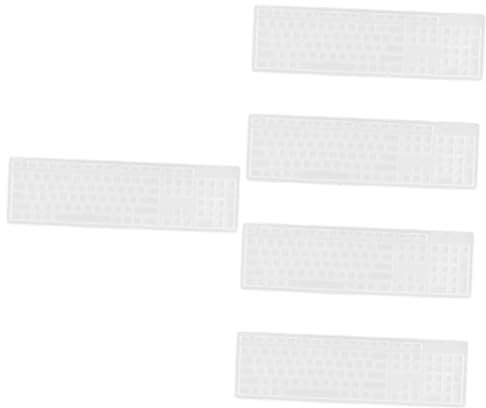 OSALADI 5 STK Tastaturschutz Tastatur schutzfolie tastaturabdeckung Keyboard Abdeckung Tastatur Abdeckung Koreanisch Klaviatur Rechner Schutzfilm transparentes Blatt Kieselgel