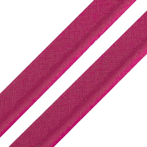 5m Paspelband Stoffband Nähkante Paspelschnur zum Nähen 10mm breit Farbwahl, Größe:10mm, Farbe:magenta