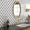 Livelynine Piastrelle Adesive Bagno 3D Bianco Esagono Piastrelle Adesive Cucina 30x30 16-Piastrelle Lavabile Mattonelle Adesive Bagno Bianche e Nere Paraschizzi Cucina Adesivo Piastrelle Adesive Muro
