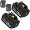 2 x 18V 5500mAh Ersatzakku für Makita Li-ion Akku5.5Ah BL1860B BL1860 BL1850 BL1850B BL1840B BL1840 BL1830B 194205-3 LXT-400 BL1830 with LED Werkzeugakku