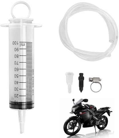 Seringue a Huile,Huile Aspiration Seringue,100ml Seringue à Huile,Seringue Liquide de Frein,Pompe Extraction Liquide de Frein,pour Liquide de Frein,Huiles de Transmission,Liquide de Refroidissement