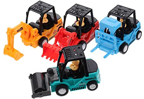 Yardwe 4 Pièces Véhicule inertiel playmobile de Voiture pour Enfants de de Voiture d'extérieur pour Enfants de Voiture de Maison Plastique Colorful
