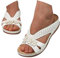 Sandali Donna Ortopedici Estive Scarpe Estive Con Zeppa Comodi Pianta Larga Infradito Per Fascite Plantare Eleganti Aperte Sandali Basse Pantofole Mare Piscina Leggeri Ciabatte Infermiera Estate Moda