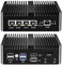 CYMINILMDPC Router Solid Firewall Appliance,N150 Fanless Mini PC 4x i226-V 2.5G Soft Router Proxmox OPNsense,16GB Ram 256GB NVMe
