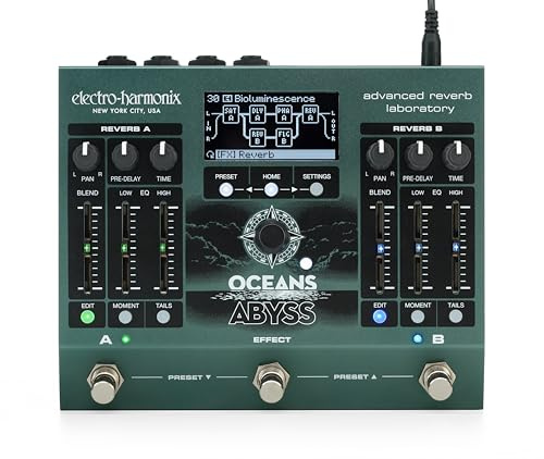 Electro Harmonix Ocean Abyss Advanced Reverb Laboratory