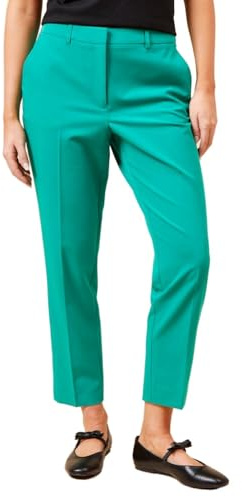 Dorothy Perkins Women’s Ankle Grazer Trousers Green
