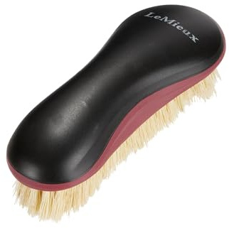 LeMieux Dandy-Bürste mit ergonomischem Griff, Schwarz