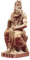 Statue Moses von Michelangelo 18,5 cm Souvenir Rom in Harz Kunst und Geschichte by Paben