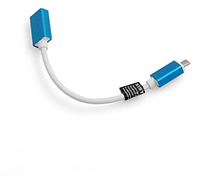 System-S USB A 3.0 Buchse zu Micro USB Stecker Adapter Datenkabel Ladekabel 16 cm