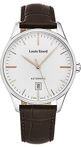 Louis Erard Héritage Classic Automatik Uhr, Silber, Datum, 69287AA31.BAAC80