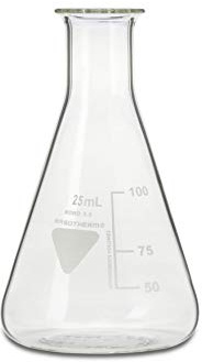 RASOTHERM Erlenmeyerkolben enghals, (Boro 3.3), 25 ml