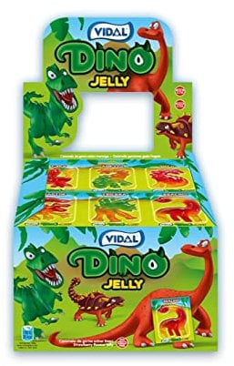 Caramelle Gommose Dino Jelly Vidal Gusto Frutta 11 Blister da 66 g