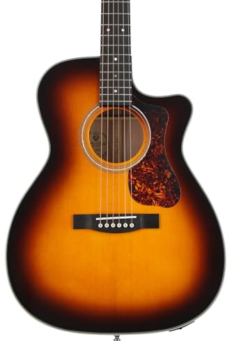 Guild OM-140CE Sunburst Elektroakustische Gitarre (+ Softcase)
