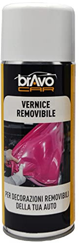 Nespoli Bravocar Vernice Removibile Bianco Lucido 400ml