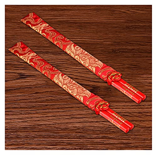 500 Pairs Wedding Festive Dragon and Phoenix Chopsticks Wedding Supplies Bamboo Chopsticks Wedding Decoration Accessories (Color : B Style)