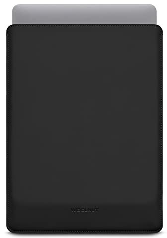 Woolnut Matte PU Sleeve Case Hülle Tasche für MacBook Pro 14 Zoll - Schwarz