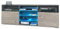 Vladon TV-Board Granada, Lowboard mit 2 Türen und 6 offenen Fächern, Korpus Anthrazit matt, Fronten in Eiche Nordic mit RGB LED-Beleuchtung (146 x 54 x 35 cm)