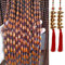Holzperlenvorhänge,Perlenvorhänge Tür 60×180cm 80×180cm 90×200cm 90×220cm 110*200cm 120×200cm,Wohndekoration Schnur Holzperlen Vorhänge,Fliegenvorhang Türvorhänge Panel,W×H-60strands(120×240cm)