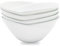 Ceramic Haven 8 White Serving Bowls Set of 4 | Porcelain Serving Dishes for Salad, Pasta, Ramen, and Noodles | Deep Bowls, Soup Bowl | Microwave, Oven, & Dishwasher Safe | for Parties, Events, Home
