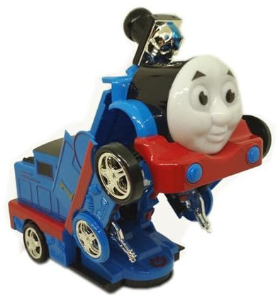 YSAMAX Battery Operated Transformer Train Toy, Lights, And Fun Music, Dynamic Adventures, Versatile Fun, Indoors And Outdoors Entertainment, Autonomous Toy