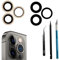 Dakexiong 12 Pro Rear Camera Glass Lens Replacement for iPhone 12 Pro, Compatible with iPhone 12 Pro Back Camera Glass Lens Replacement + Repair Tool Kit