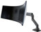 BEWISER Monitor Mount for 34-57 Inch 1 Monitor Ultra Wide Curved Monitors and New 49 Inches, Height Adjustable with Tilts, Swivels, Robust Gas Spring from 5-20 kg VESA 75 x 75 / 100 x 100 Black