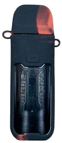 RUIYITECH Schutzhülle aus Silikon für Vaporesso Luxe XR Max Kit (Schwarz / Rot)