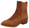 Generisch artikel unter 5 euroStiefeletten Damen Retro Spitze Zehe Damen Niedriger Absatz Cowgirl Stiefel Reißverschluss Trendy Vintage Kurze Reitstiefel deals of the day