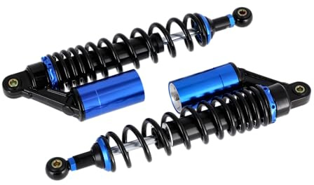 Set: Tuning-Federbeine 360mm, mit externen Ausgleichsbehälter, Schwarz/Bl